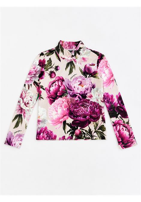 T-shirt con stampa DOLCE & GABBANA KIDS | L5JTLE G7QZUHF6FZ